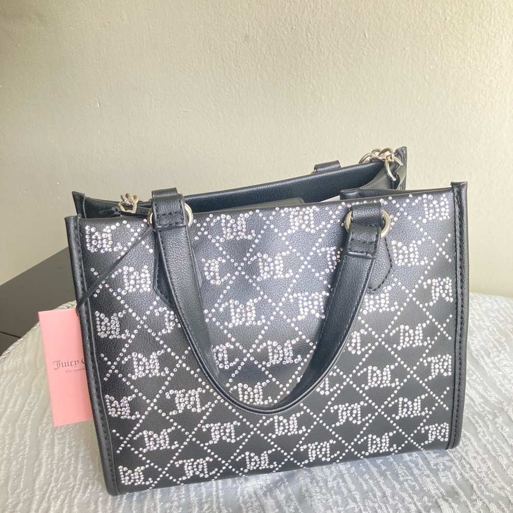 Juicy Couture Black Patterned Women's Bag